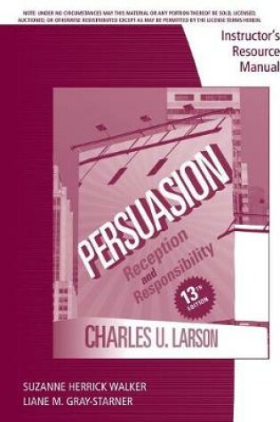Cover of Irm Persuasion Recpt Respn 13e