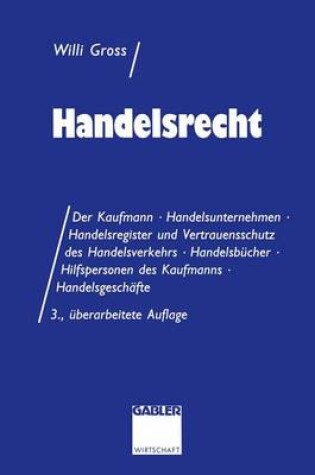 Cover of Handelsrecht