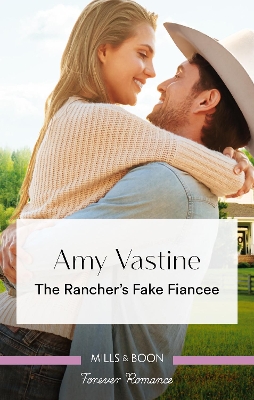 Book cover for The Rancher's Fake Fiancee