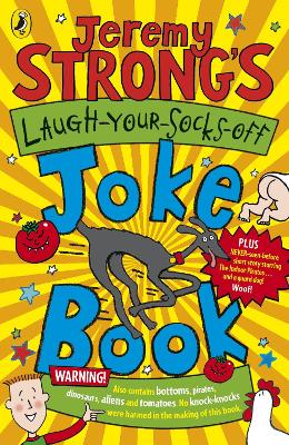 Book cover for Jeremy Strong's Laugh-Your-Socks-Off Joke Book