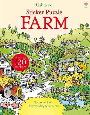 Book cover for Sticker Puzzle Farm