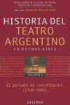 Book cover for Historia del Teatro Argentino en Buenos Aires, Volumen I