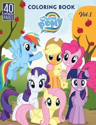 Book cover for My Little Pony Coloring Book Vol1