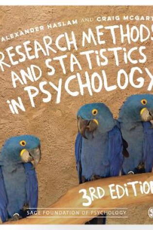 Cover of Research Methods and Statistics in Psychology