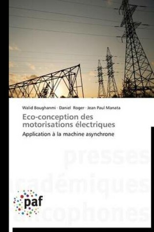 Cover of Eco-Conception Des Motorisations Electriques