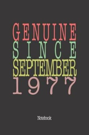Cover of Genuine Since September 1977