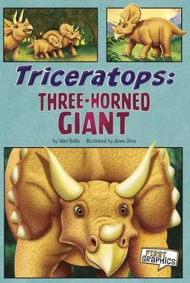 Book cover for Triceratops: Three Horned Giant