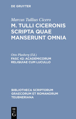 Book cover for Academicorum Reliquiae Cum Lucullo