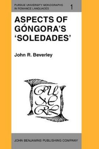 Cover of Aspects of Gongora's 'Soledades'