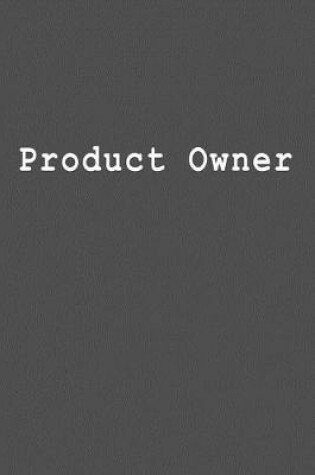 Cover of Product Owner