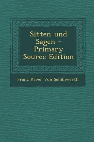 Cover of Sitten Und Sagen