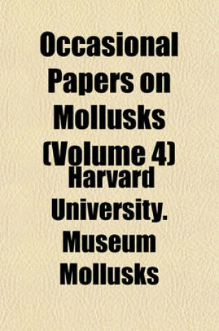 Cover of Occasional Papers on Mollusks (Volume 4)