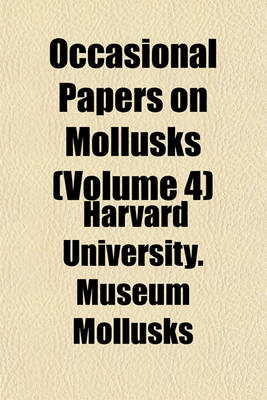 Book cover for Occasional Papers on Mollusks (Volume 4)