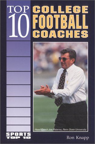 Book cover for Top 10 College Football Coaches