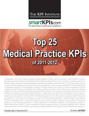 Cover of Top 25 Medical Practice KPIs of 2011-2012