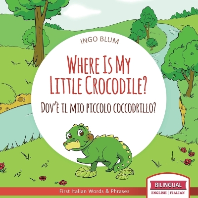 Book cover for Where Is My Little Crocodile? - Dov'� il mio piccolo coccodrillo?