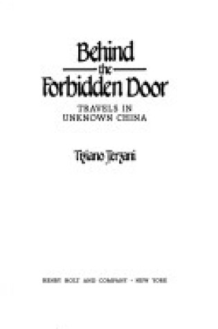 Cover of Behind the Forbidden Door