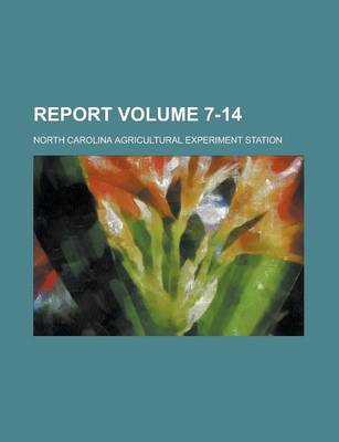 Book cover for Report Volume 7-14