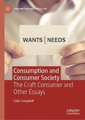 Cover of Consumption and Consumer Society