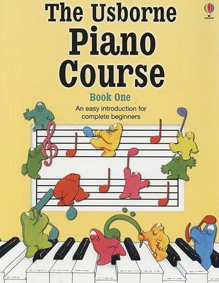 Book cover for The Usborne Piano Course, Book One