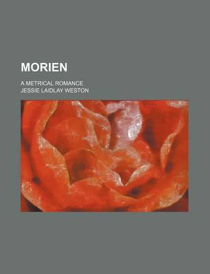 Book cover for Morien; A Metrical Romance