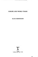 Book cover for Europe and World Trade