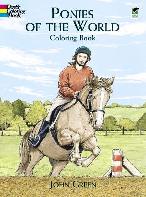 Book cover for Ponies of the World Colouring Book