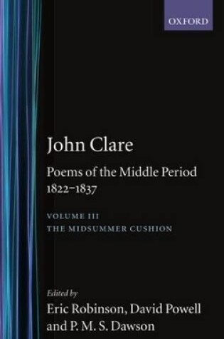 Cover of John Clare: Poems of the Middle Period, 1822-1837