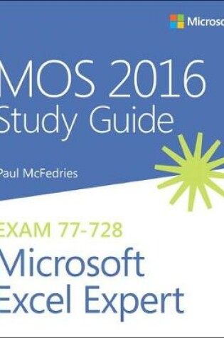 Cover of MOS 2016 Study Guide for Microsoft Excel Expert