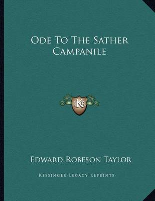 Book cover for Ode to the Sather Campanile