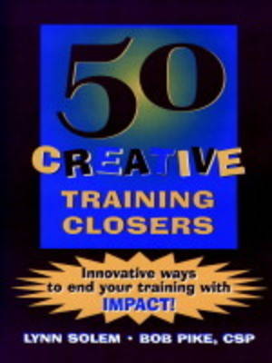 Book cover for 50 Creative Training Closers