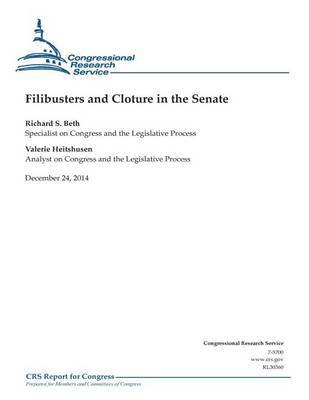 Cover of Filibusters and Cloture in the Senate