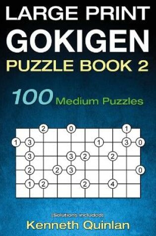 Cover of Large Print Gokigen Puzzle Book 2