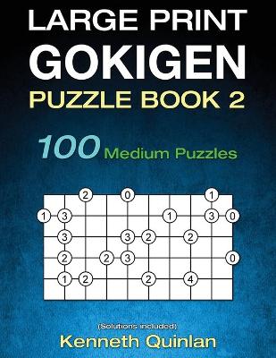 Book cover for Large Print Gokigen Puzzle Book 2