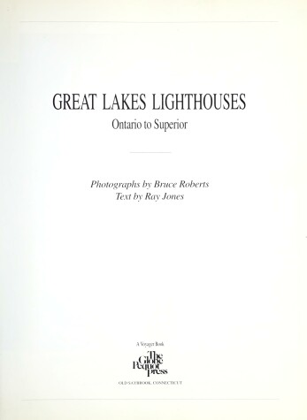 Book cover for Great Lakes Lighthouses