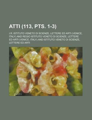 Book cover for Atti (113, Pts. 1-3)