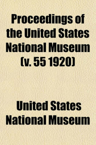 Cover of Proceedings of the United States National Museum (V. 55 1920)