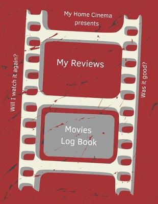 Book cover for My Reviews Movies Log Book