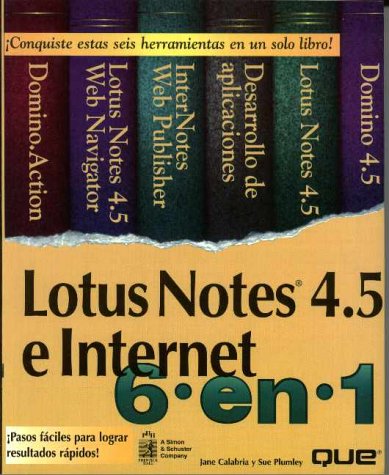 Book cover for Lotus Notes 4.5 Internet 6 En