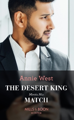 Book cover for The Desert King Meets His Match