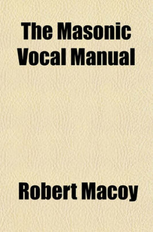 Cover of The Masonic Vocal Manual