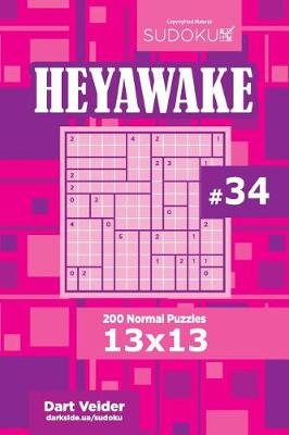 Cover of Sudoku Heyawake - 200 Normal Puzzles 13x13 (Volume 34)