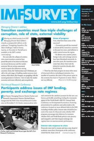 Cover of IMF Survey No 22 2000