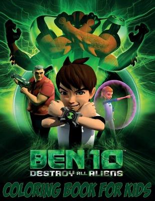 Book cover for Ben 10 Coloring Book For kids