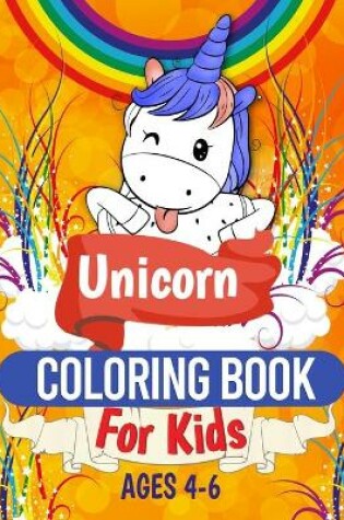 Cover of Unicorn Coloring Book for Kids