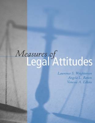 Book cover for Measures of Legal Attitudes