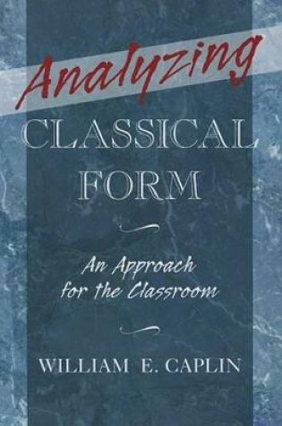 Cover of Analyzing Classical Form