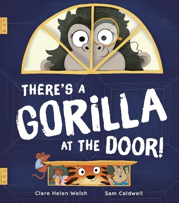 Book cover for There's a Gorilla at the Door!