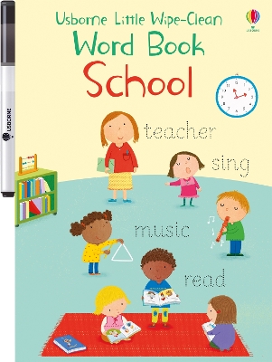 Cover of Little Wipe-Clean Word Book School