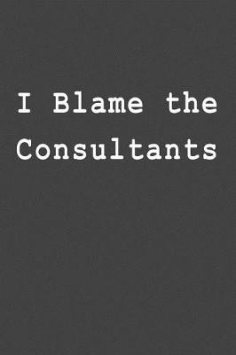 Book cover for I Blame the Consultants